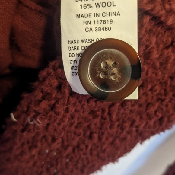 Knit Button-down Cardigan With Pockets - Picture 4 of 4